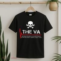 Skull The VA Giving Veterans A Second Chance T-Shirt thumb 2