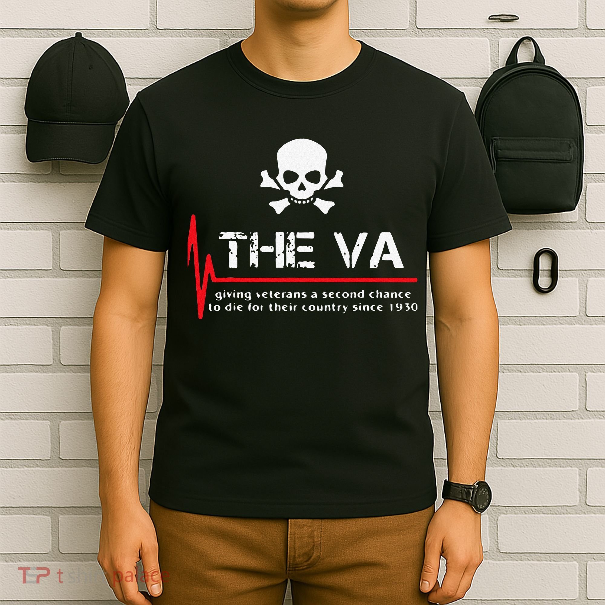 Skull The VA Giving Veterans A Second Chance T-Shirt