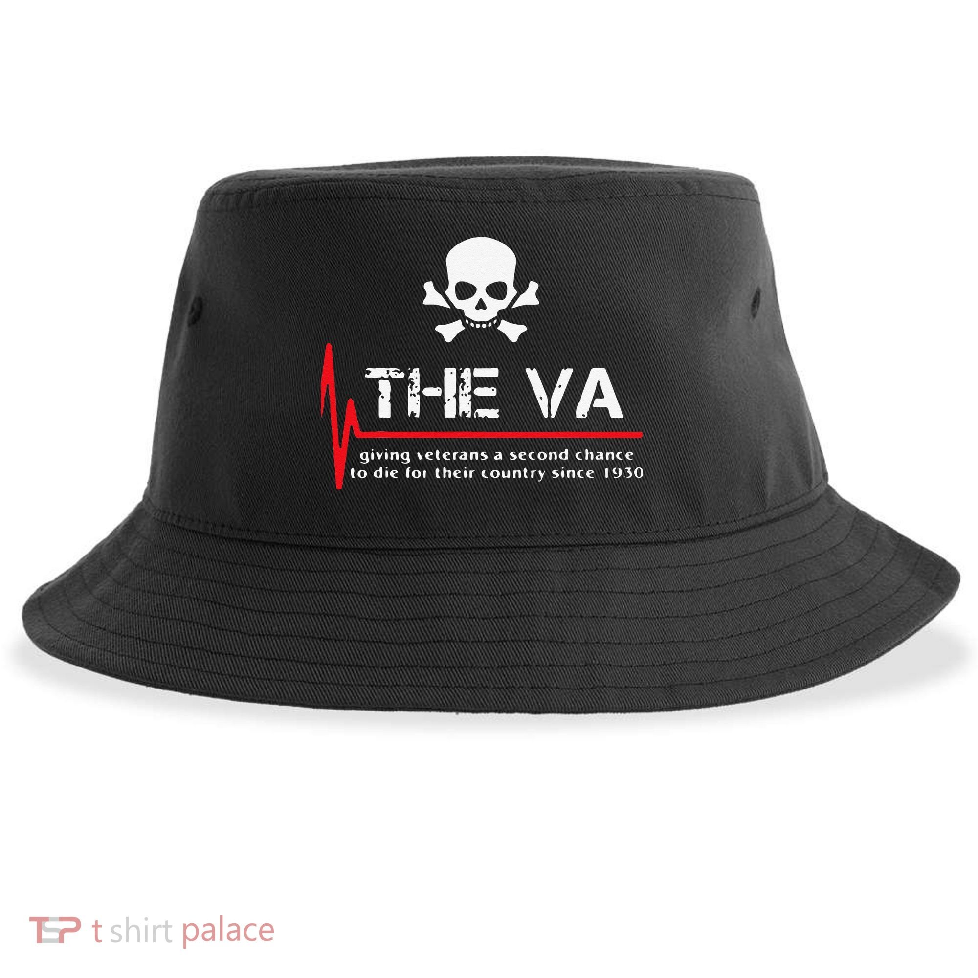 Skull The VA Giving Veterans A Second Chance Sustainable Bucket Hat