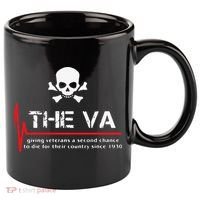 Skull The VA Giving Veterans A Second Chance 11oz C Handle Ceramic Mug thumb 0