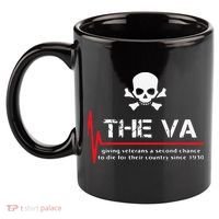 Skull The VA Giving Veterans A Second Chance 11oz C Handle Ceramic Mug thumb 2