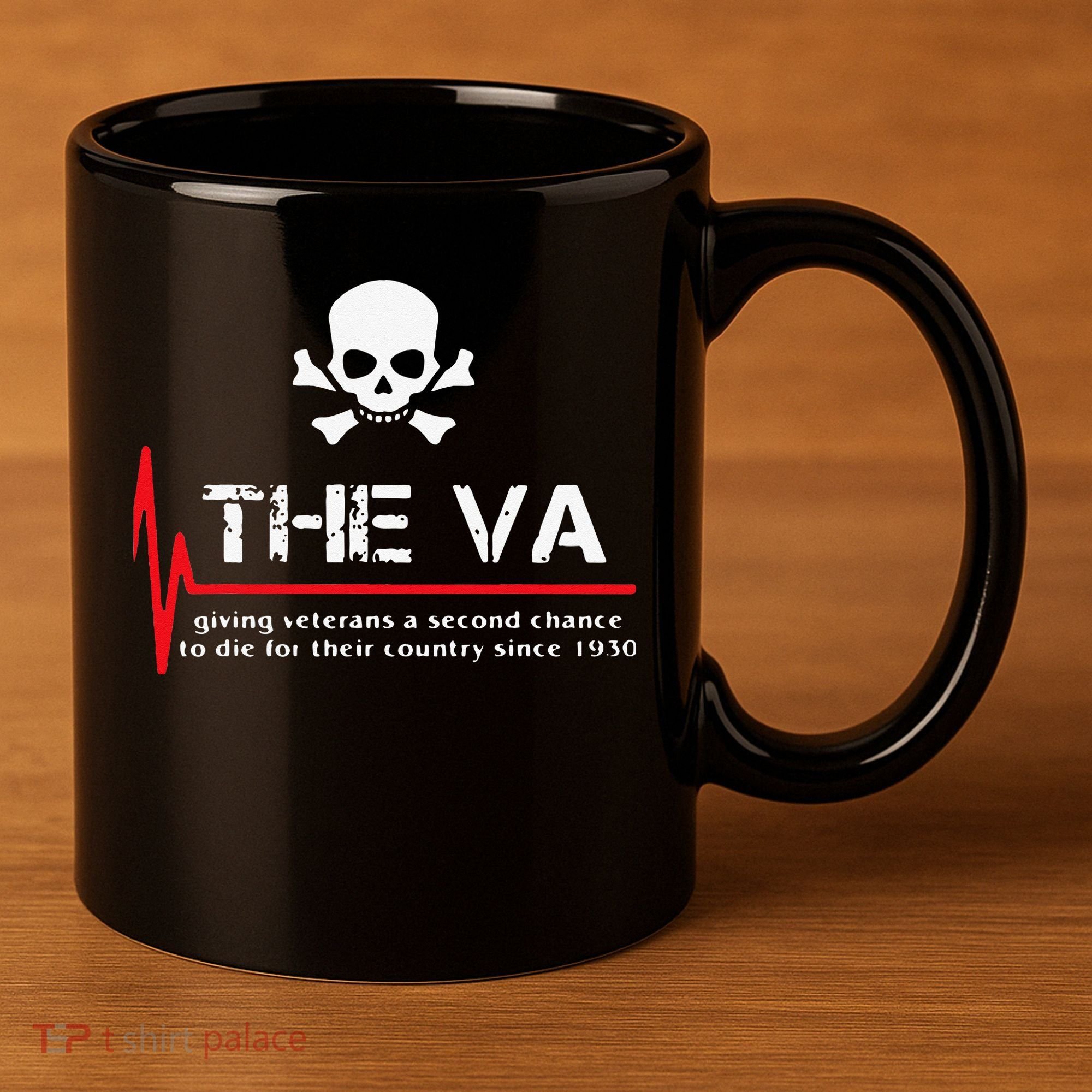 Skull The VA Giving Veterans A Second Chance 11oz C Handle Ceramic Mug