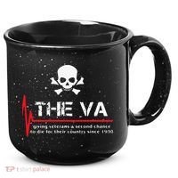 Skull The VA Giving Veterans A Second Chance 15oz Campfire Ceramic Mug thumb 0