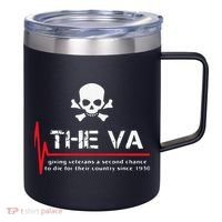 Skull The VA Giving Veterans A Second Chance 12oz Stainless Steel Coffee Mug thumb 0