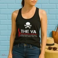 Skull The VA Giving Veterans A Second Chance Women's Tank Top thumb 2