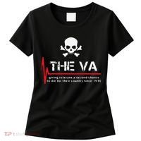 Skull The VA Giving Veterans A Second Chance Women's T-Shirt thumb 0
