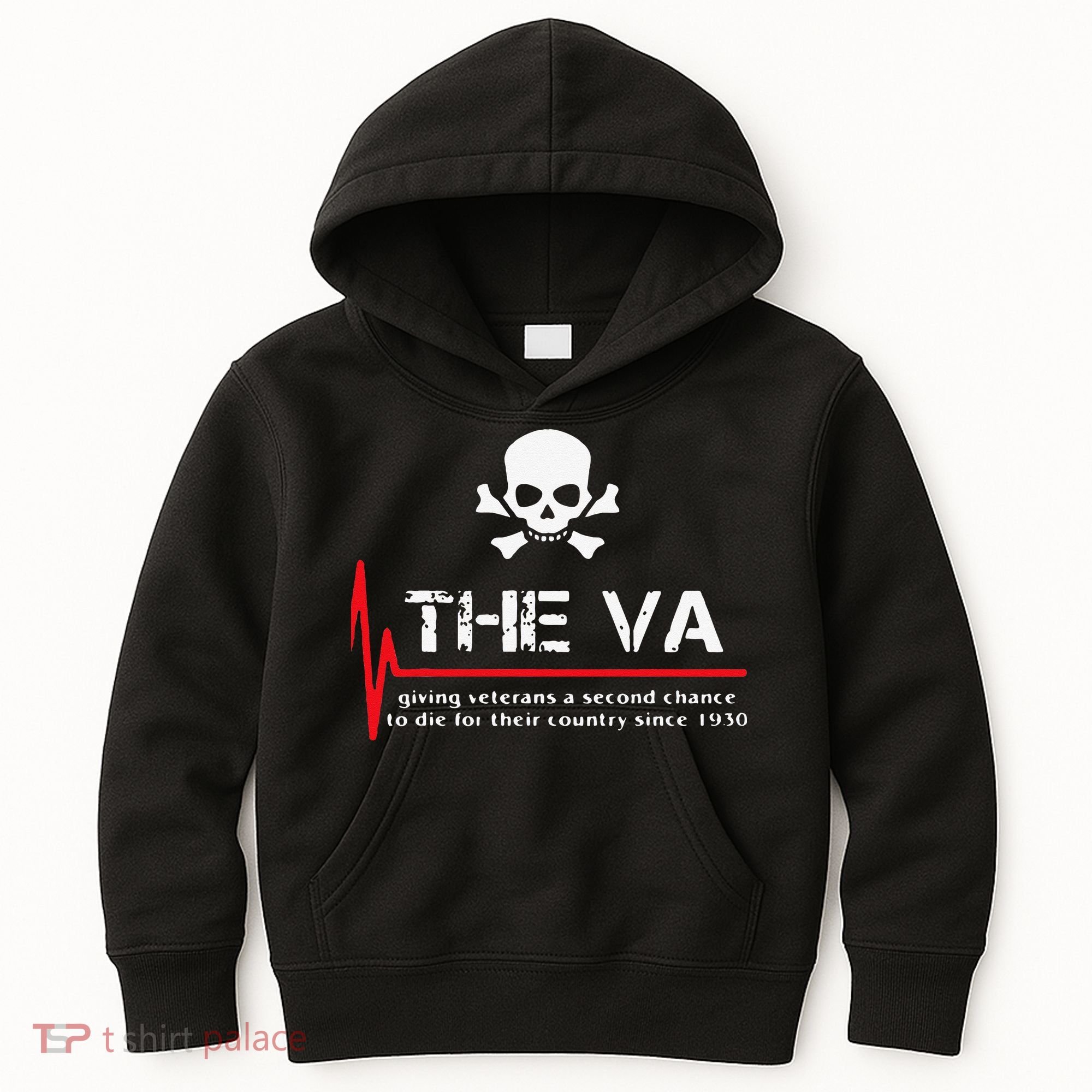 Skull The VA Giving Veterans A Second Chance Kids Hoodie