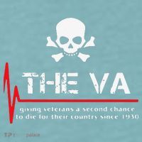 Skull The VA Giving Veterans A Second Chance Sueded Cloud Jersey T-Shirt thumb 2