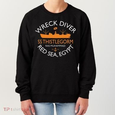 Ss Thistlegorm Wreck Diver Red Sea Egypt Women's Sweatshirt