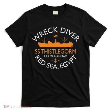Ss Thistlegorm Wreck Diver Red Sea Egypt T-Shirt