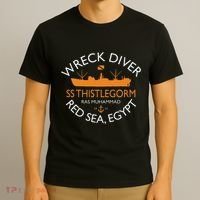 Ss Thistlegorm Wreck Diver Red Sea Egypt T-Shirt thumb 3
