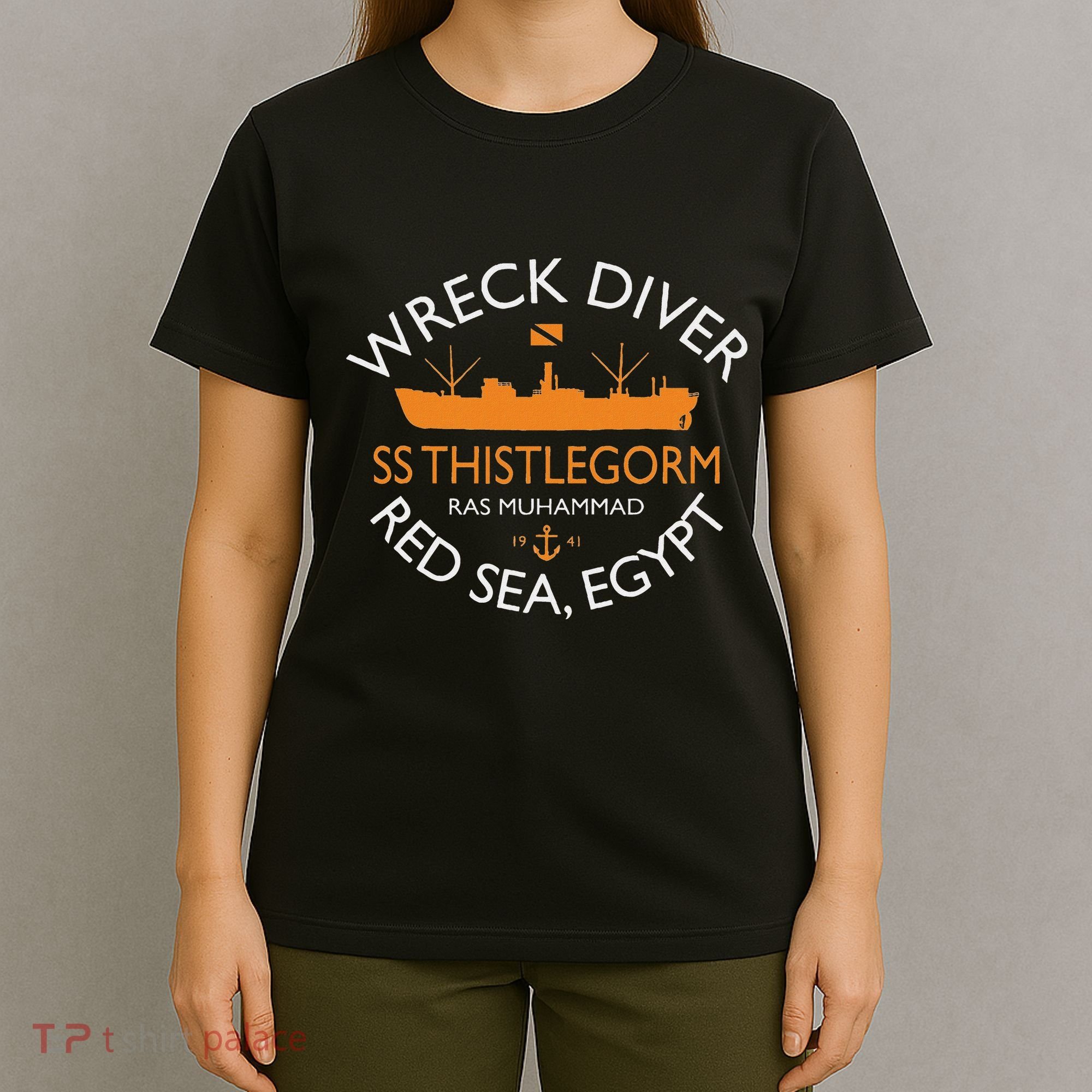 Ss Thistlegorm Wreck Diver Red Sea Egypt T-Shirt