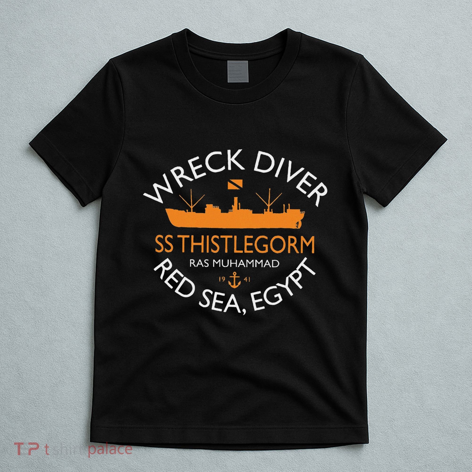 Ss Thistlegorm Wreck Diver Red Sea Egypt T-Shirt