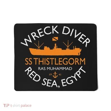 Ss Thistlegorm Wreck Diver Red Sea Egypt Mousepad