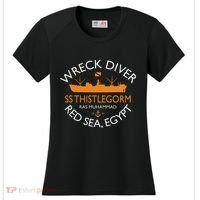 Ss Thistlegorm Wreck Diver Red Sea Egypt Women's Cooling Performance Crew T-Shirt thumb 0
