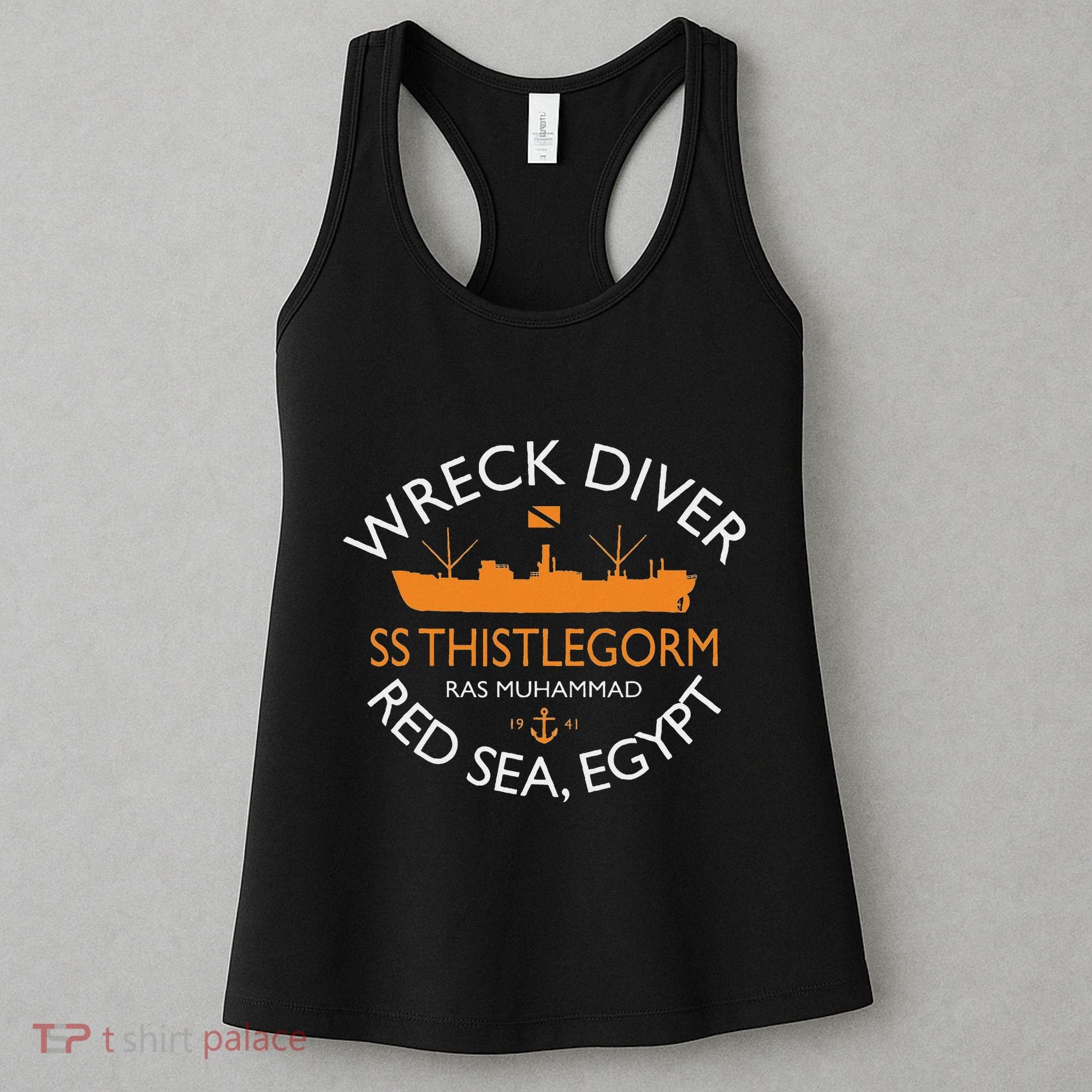 Ss Thistlegorm Wreck Diver Red Sea Egypt Women's Tank Top