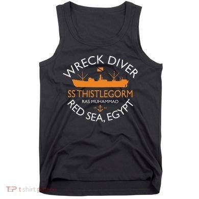 Ss Thistlegorm Wreck Diver Red Sea Egypt Tank Top