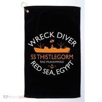 Ss Thistlegorm Wreck Diver Red Sea Egypt Golf Towel thumb 0