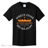 Ss Thistlegorm Wreck Diver Red Sea Egypt Kids T-Shirt thumb 0