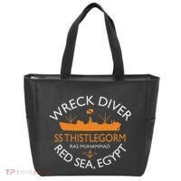 Ss Thistlegorm Wreck Diver Red Sea Egypt Tote Bag thumb 0