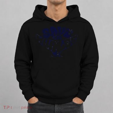Save The Whales Distressed Vintage Environmentalist Hoodie