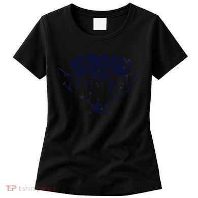Save The Whales Distressed Vintage Environmentalist Women's T-Shirt