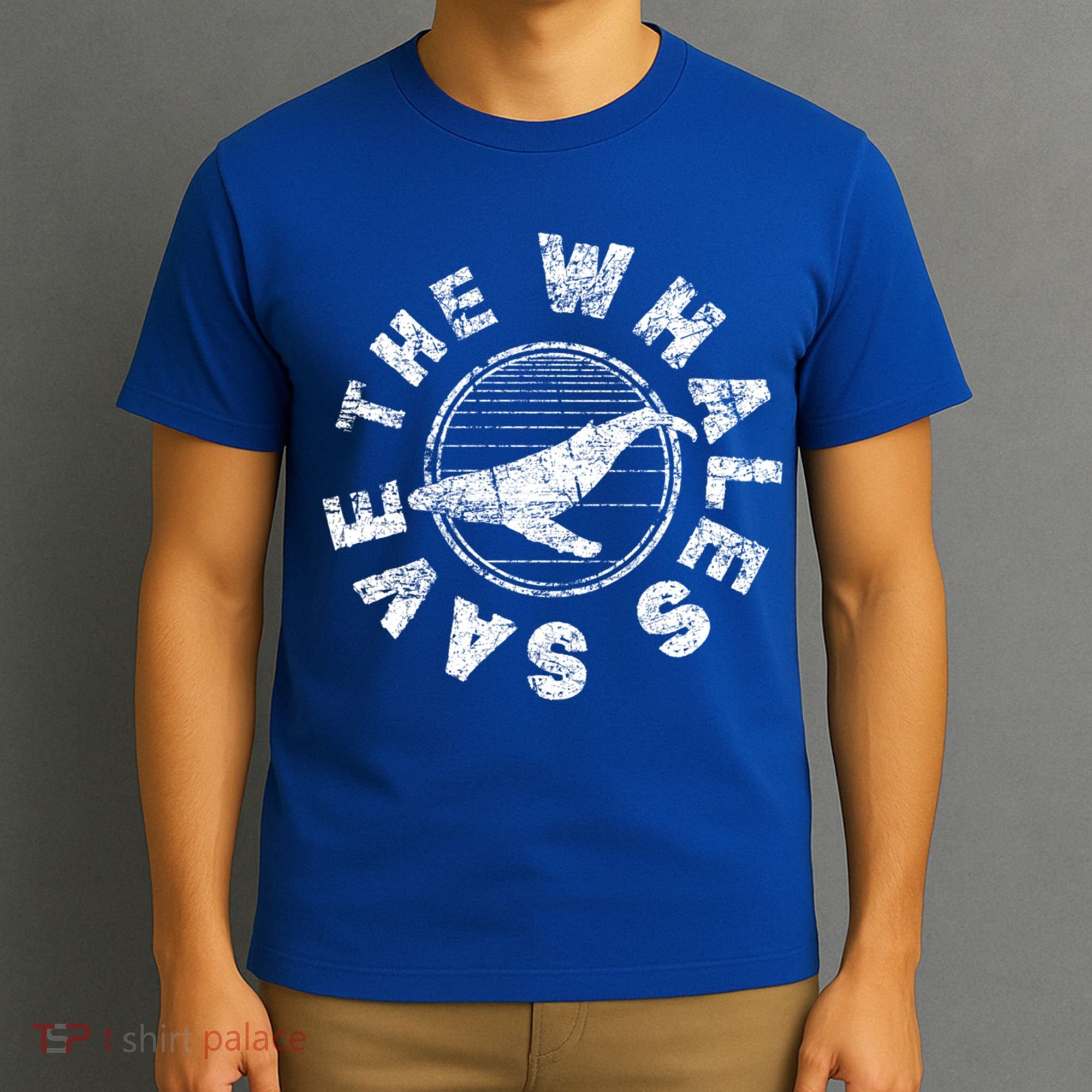 Save The Whales 80s Retro Ocean Conservation Vintage Gift T-Shirt