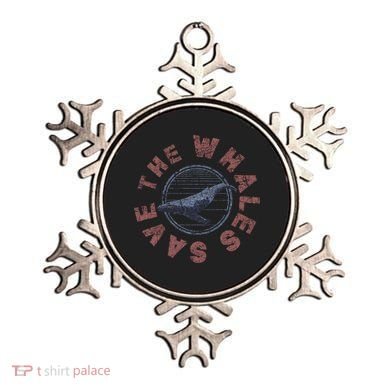 Save The Whales 80s Retro Vintage Gift Ornament