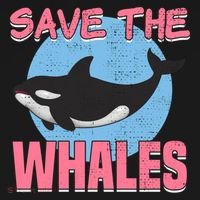 Save The Whales Climate Change Awareness Orca Whale Meaningful Gift Bucket Hat thumb 4