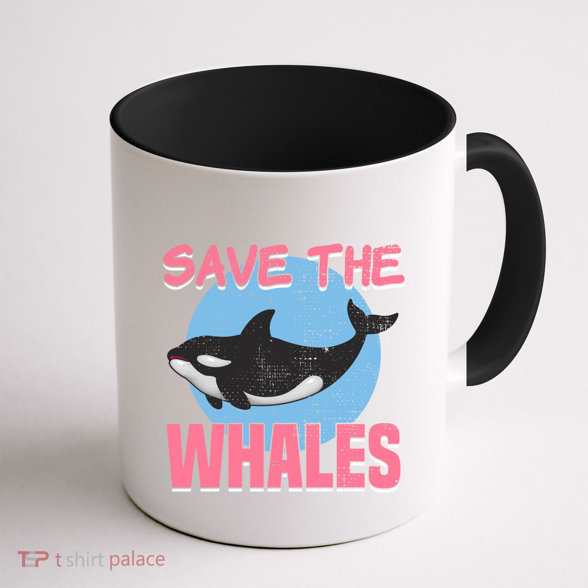 Save The Whales Climate Change Awareness Orca Whale Meaningful Gift Coffee Mug