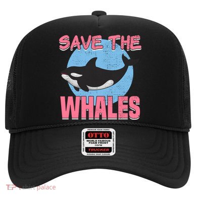 Save The Whales Climate Change Awareness Orca Whale Meaningful Gift Hat