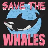 Save The Whales Climate Change Awareness Orca Whale Meaningful Gift Hat thumb 2