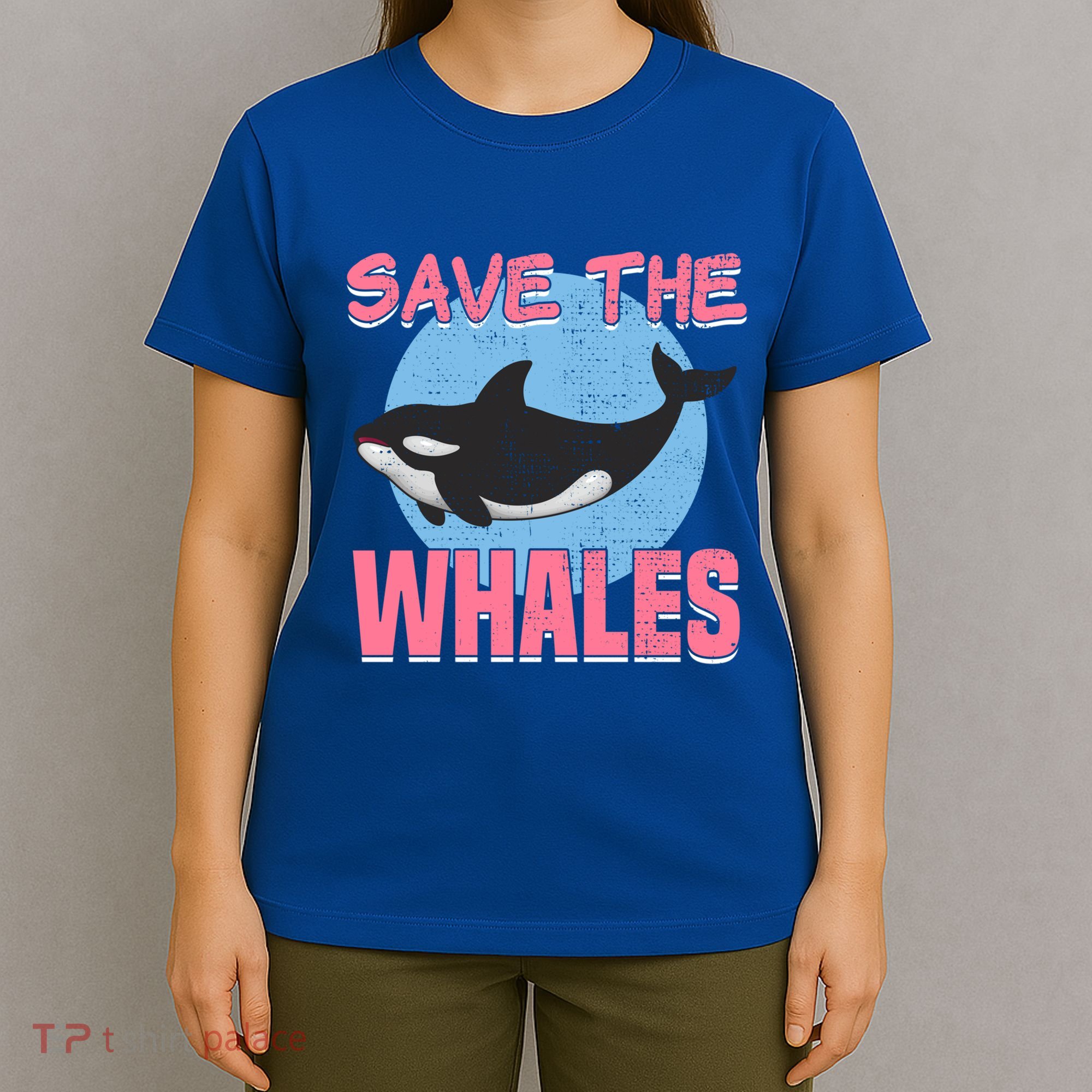 Save The Whales Climate Change Awareness Orca Whale Meaningful Gift T-Shirt