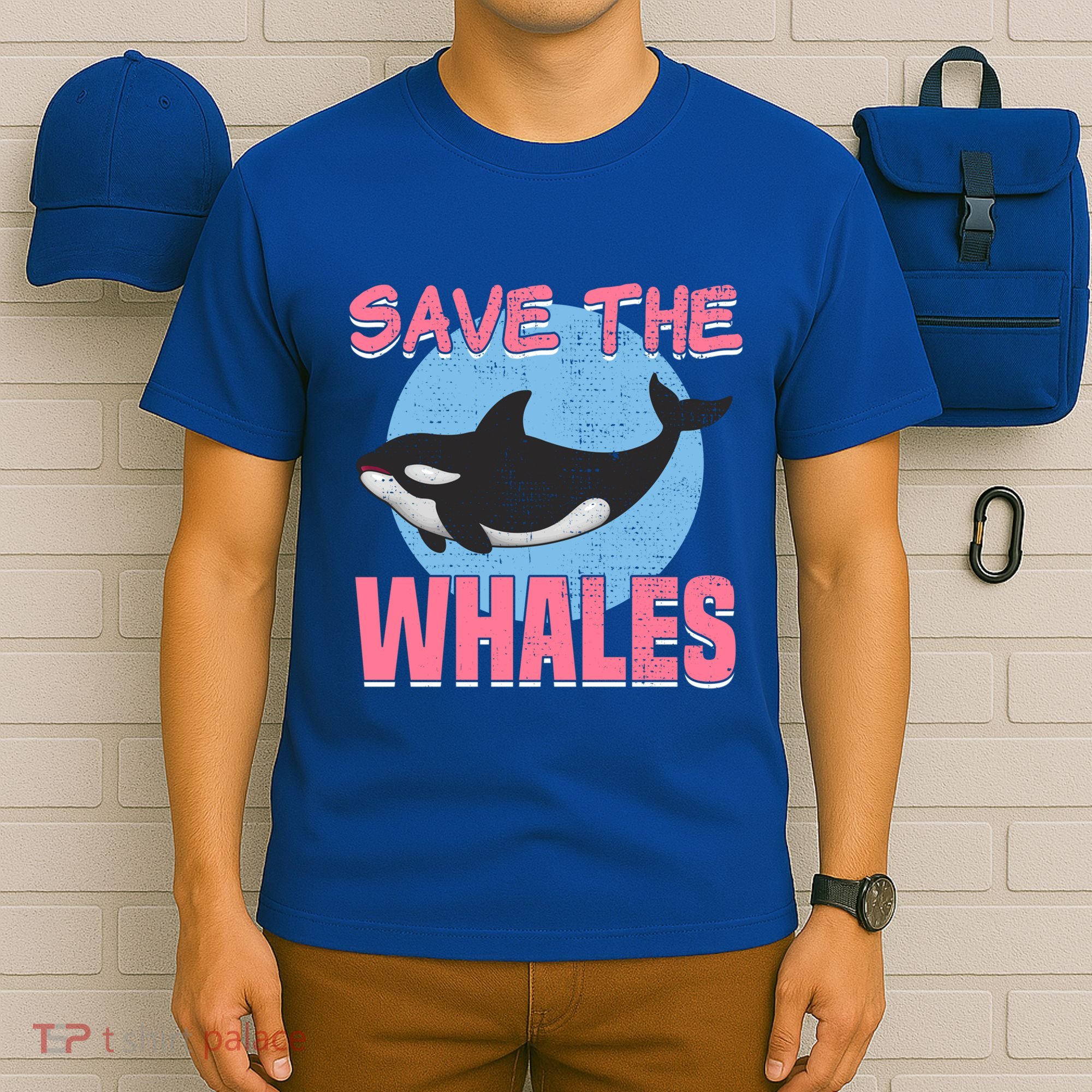 Save The Whales Climate Change Awareness Orca Whale Meaningful Gift T-Shirt