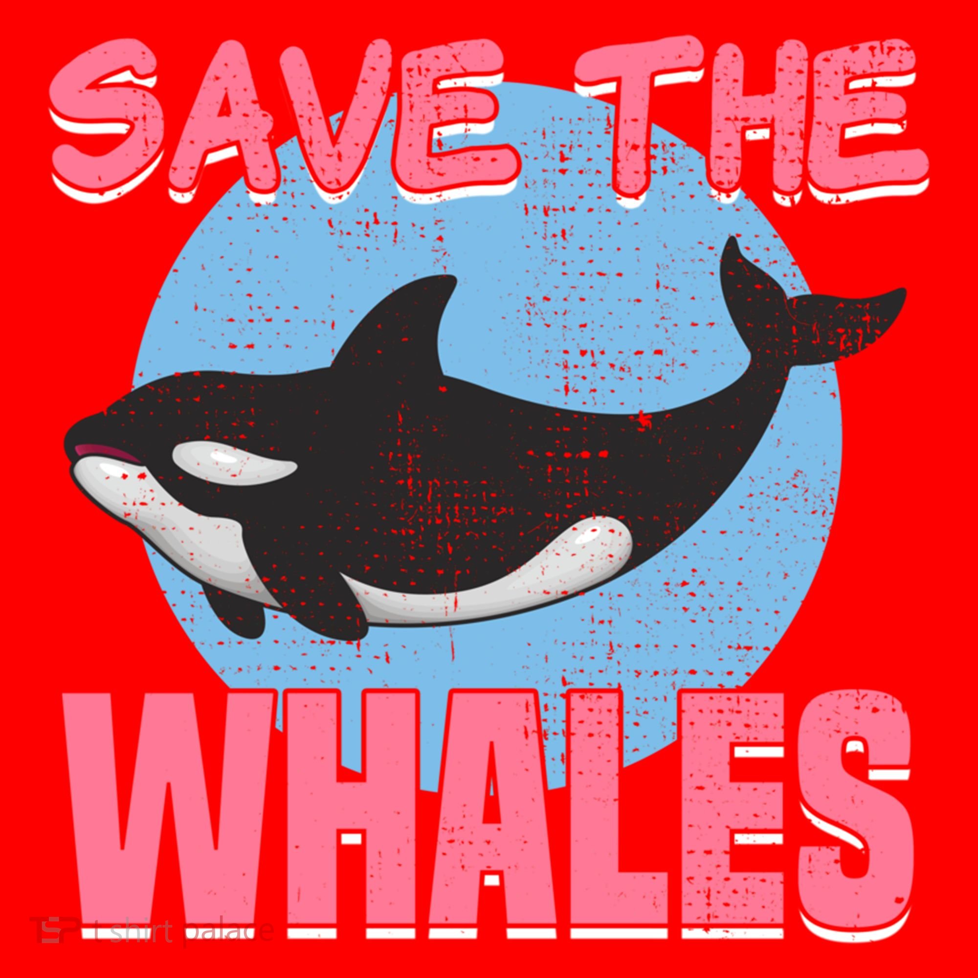 Save The Whales Climate Change Awareness Orca Whale Meaningful Gift Santa Hat