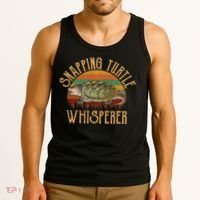 Snapping Turtle Whisperer, Snapping Turtle Tank Top thumb 3