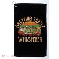 Snapping Turtle Whisperer, Snapping Turtle Golf Towel thumb 0