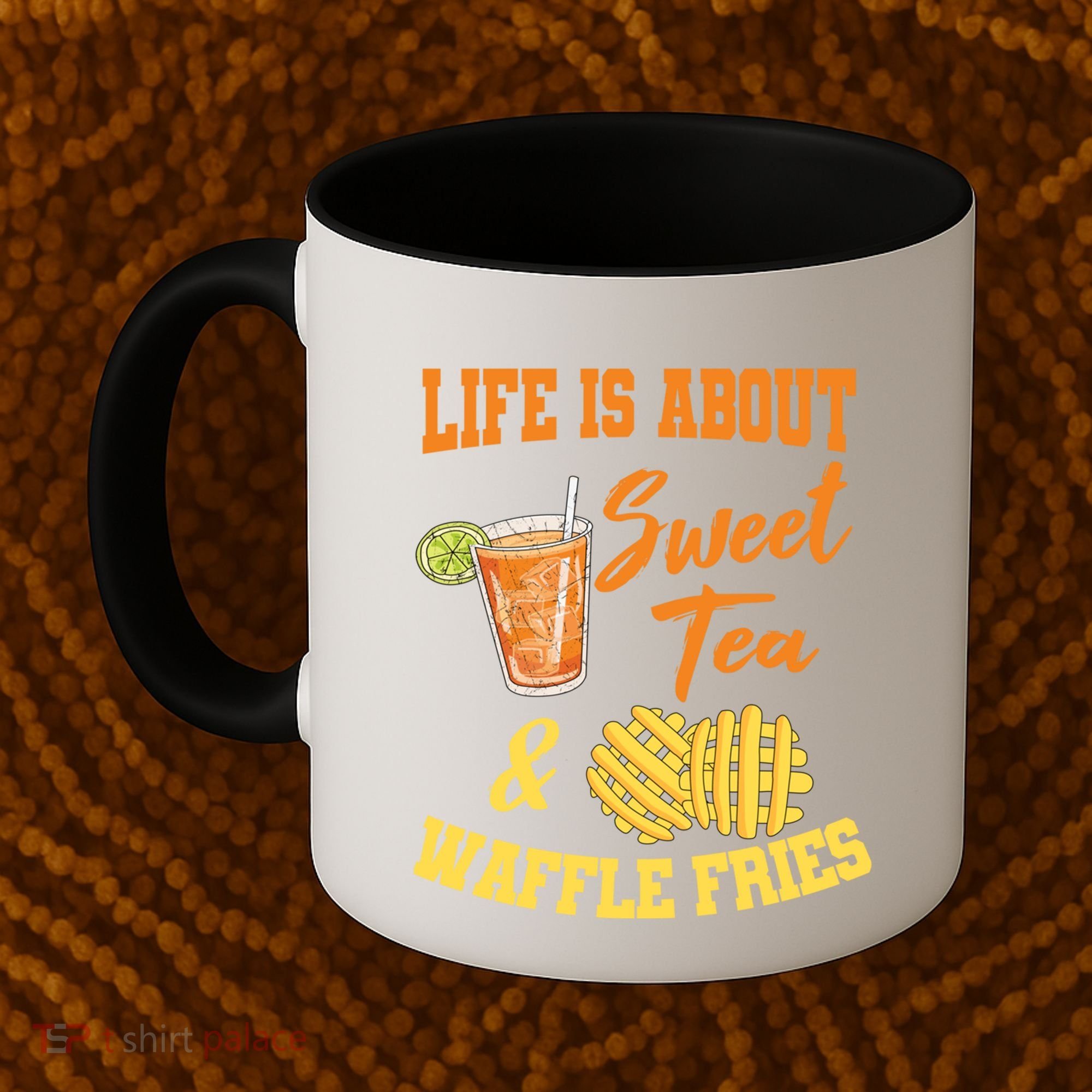 Sweet Tea Waffle Fries Enthusiast Sugar Iced Refresht Gift Coffee Mug
