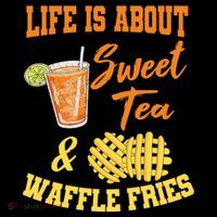 Sweet Tea Waffle Fries Enthusiast Sugar Iced Refresht Gift Coffee Mug thumb 5