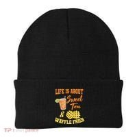 Sweet Tea Waffle Fries Enthusiast Sugar Iced Refresht Gift Beanie thumb 0
