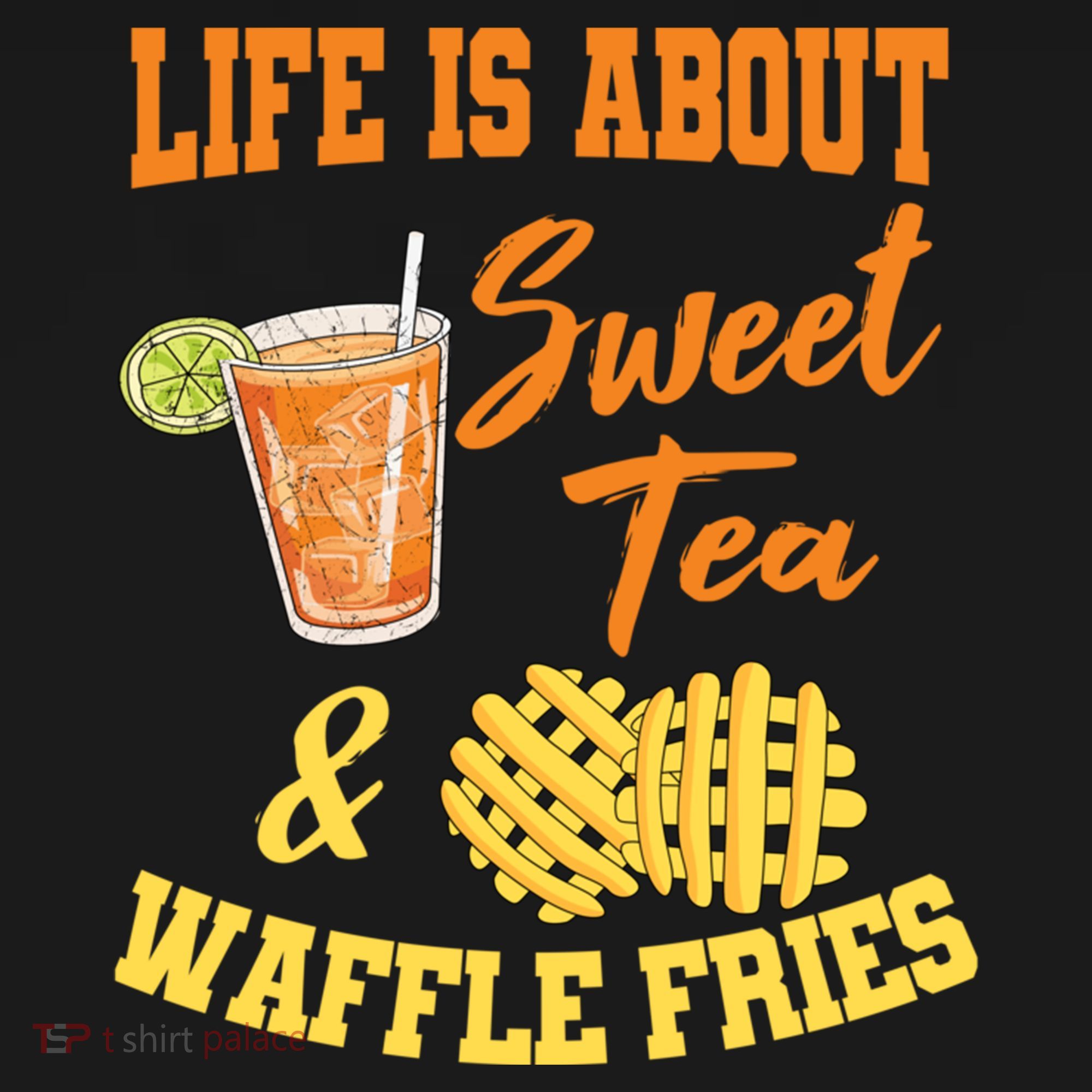 Sweet Tea Waffle Fries Enthusiast Sugar Iced Refresht Gift Women's Hoodie
