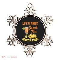 Sweet Tea Waffle Fries Enthusiast Sugar Iced Refresht Gift Ornament thumb 0