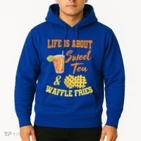 Sweet Tea Waffle Fries Enthusiast Sugar Iced Refresht Gift Hoodie thumb 2