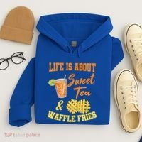 Sweet Tea Waffle Fries Enthusiast Sugar Iced Refresht Gift Hoodie thumb 4
