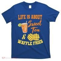 Sweet Tea Waffle Fries Enthusiast Sugar Iced Refresht Gift T-Shirt thumb 0