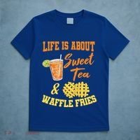 Sweet Tea Waffle Fries Enthusiast Sugar Iced Refresht Gift T-Shirt thumb 5