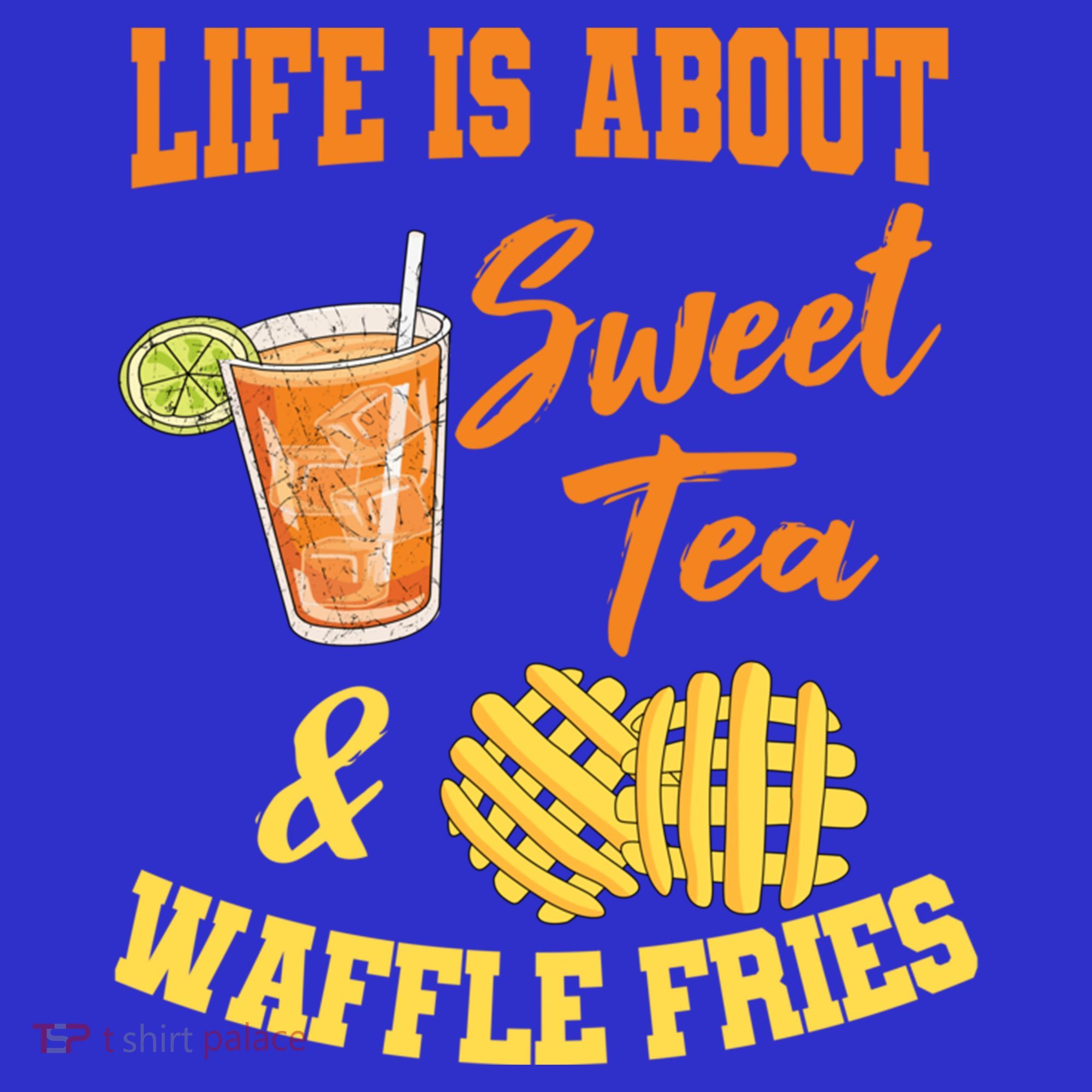 Sweet Tea Waffle Fries Enthusiast Sugar Iced Refresht Gift Women's Tank Top