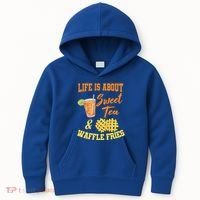 Sweet Tea Waffle Fries Enthusiast Sugar Iced Refresht Gift Kids Hoodie thumb 0