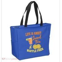 Sweet Tea Waffle Fries Enthusiast Sugar Iced Refresht Gift Tote Bag thumb 2