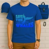 Save The Whales Protect The Ocean Activist Environtalist Great Gift T-Shirt thumb 6